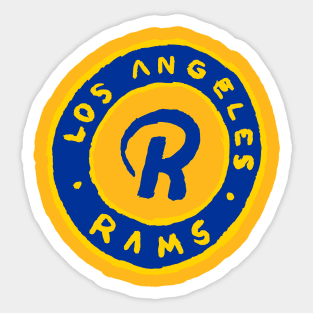 Los Angeles Raaaams 30 Sticker